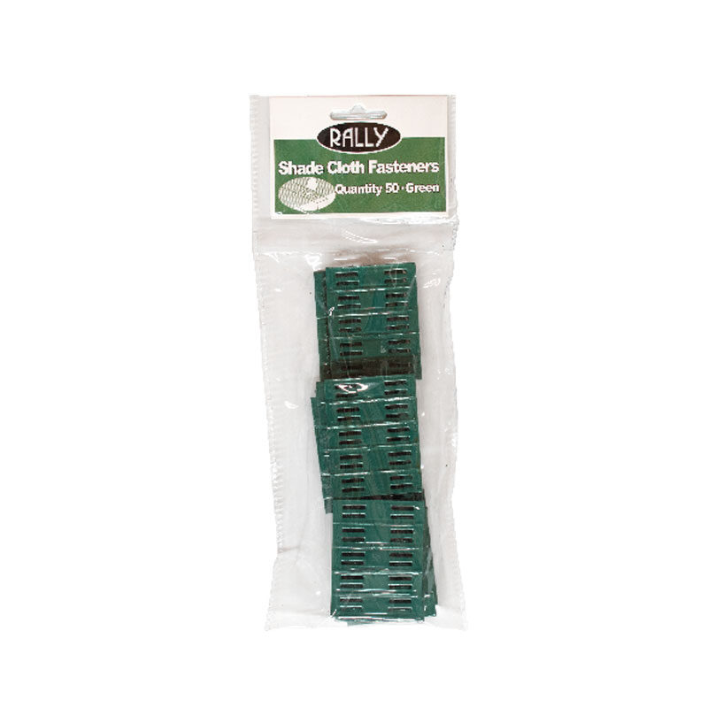 Shade Cloth Fasteners green