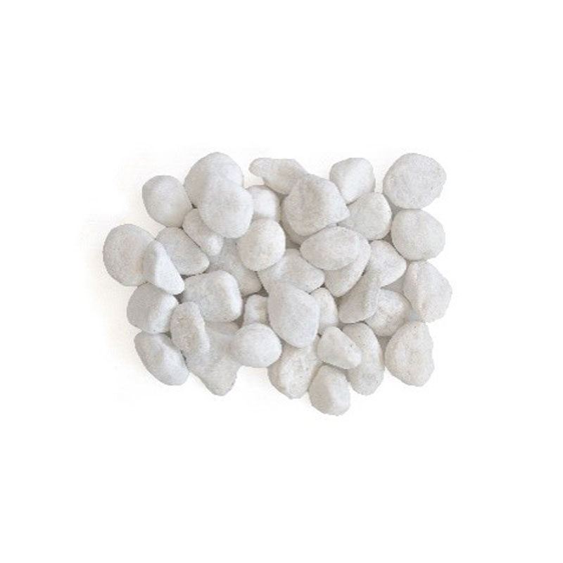 Pebbles Snow White 30-50mm - 20kg Bag