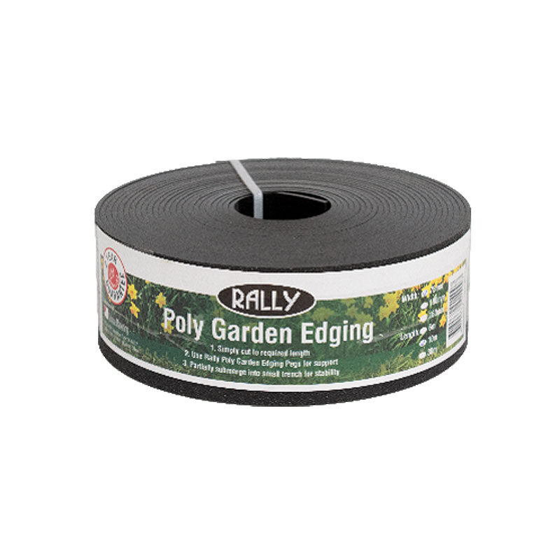Poly Garden Edging 75mm X 10m