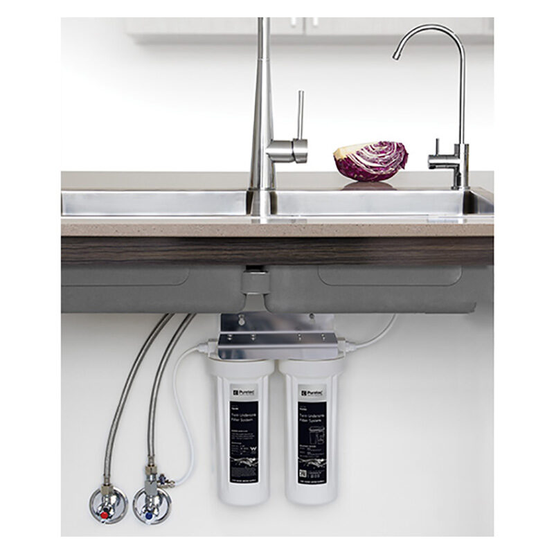 Puretec ES2 Undersink Water Filter System with High Loop Faucet - Image 2