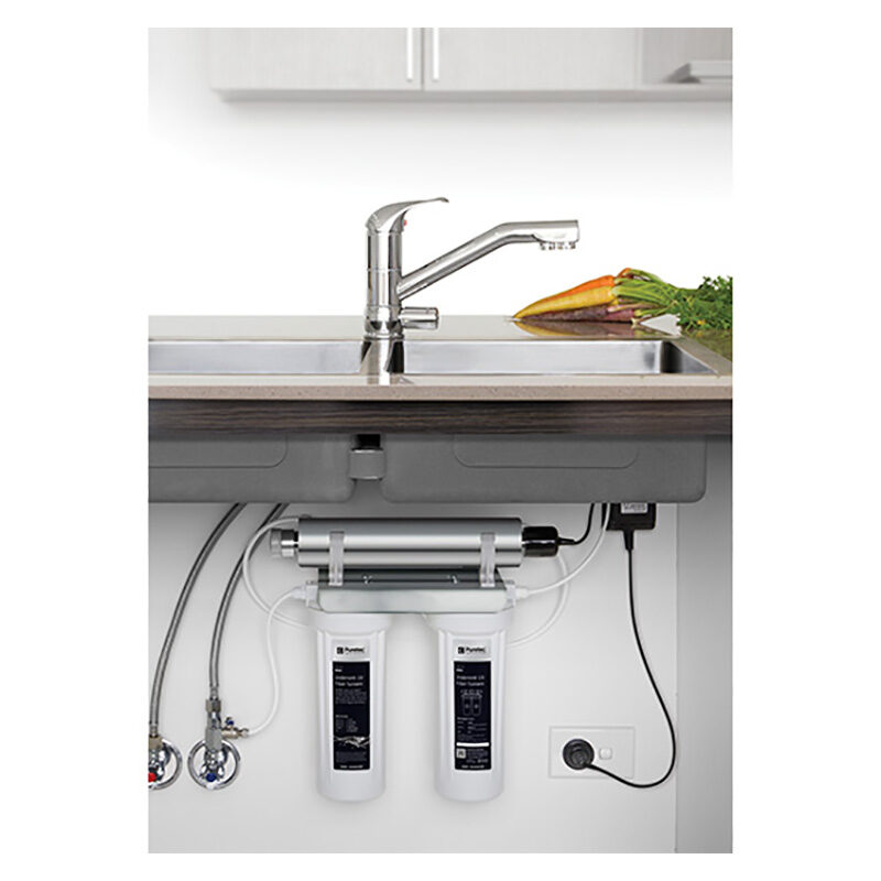 Puretec ESR2-T2 Undersink UV Filter System with Tripla T2 Mixer Tap - Image 2