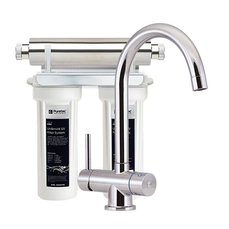 Puretec ESR2-T4 Undersink UV Filter System with Tripla T4 Mixer Tap - Image 3
