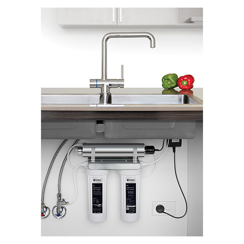 Puretec ESR2-T5 Undersink UV Filter System with Tripla T5 Mixer Tap - Image 2