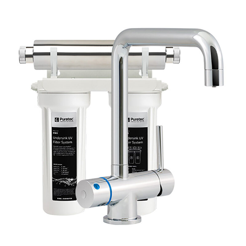 Puretec ESR2-T5 Undersink UV Filter System with Tripla T5 Mixer Tap - Image 3