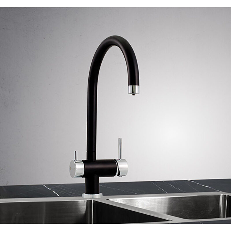 Puretec Z1-BL1 Quick Twist Undersink Filter with Tripla™ Black Mixer Tap - Image 2