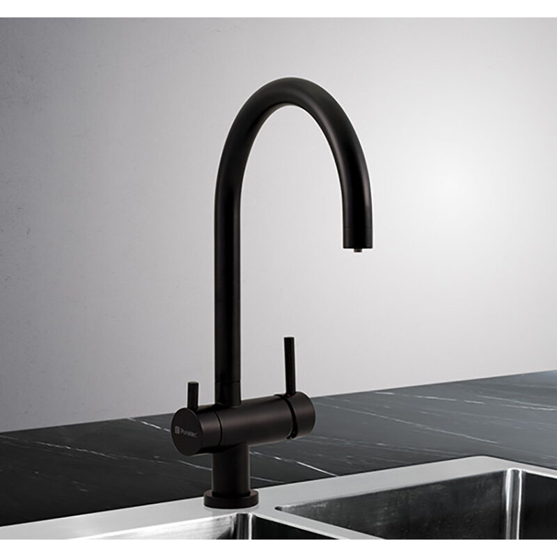 Puretec Z1-BL2 Quick Twist Undersink Filter with Tripla™ Black Mixer Tap - Image 2