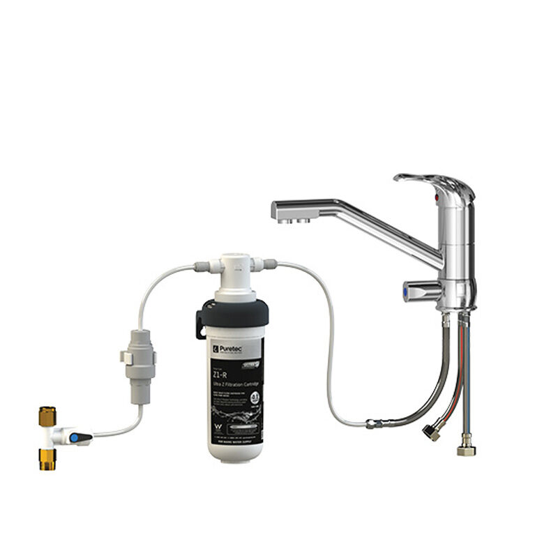 Puretec Z1-T2 Quick Twist Undersink Filter with Tripla™ T2 Mixer Tap