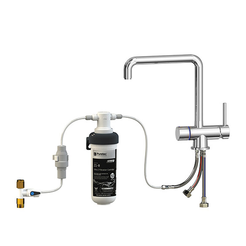 Puretec Z1-T5 Quick Twist Undersink Filter with Tripla™ T5 Mixer Tap