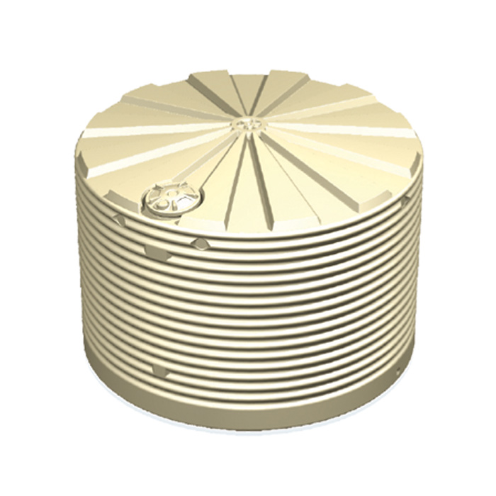 Team Poly 22500L Round Squat Rainwater Tank