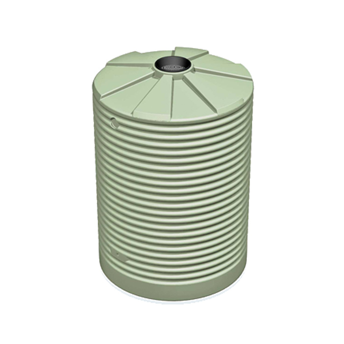 Team Poly 3000L Round Rainwater Tank