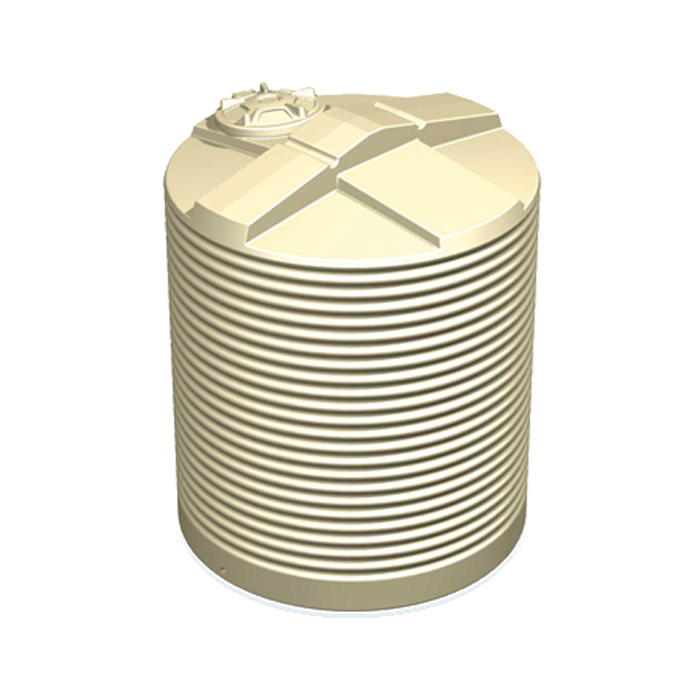 Team Poly 4500L Round Tall Rainwater Tank