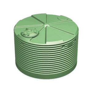Team Poly 4500L Round Squat Rainwater Tank