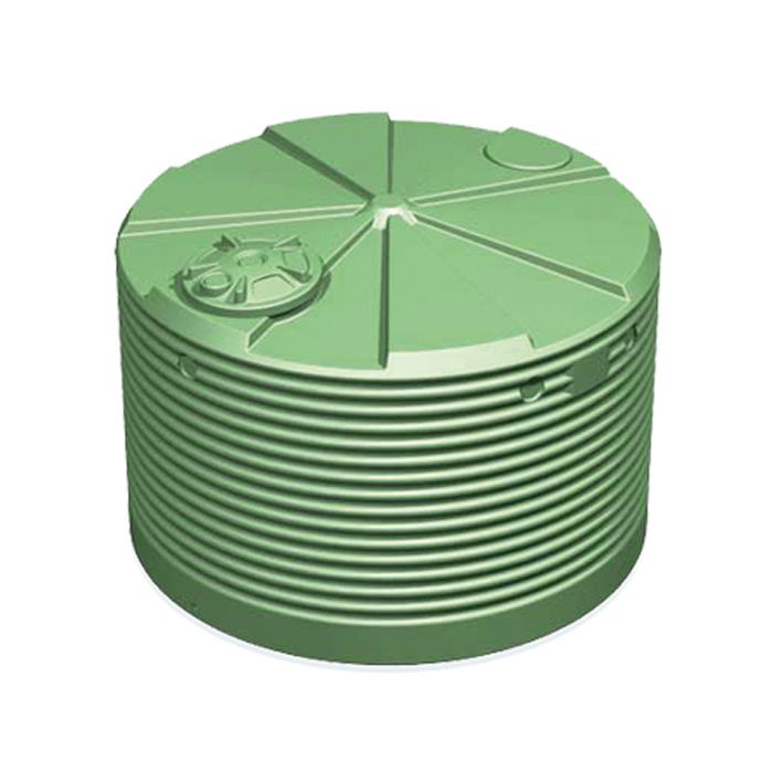 Team Poly 4500L Round Squat Rainwater Tank