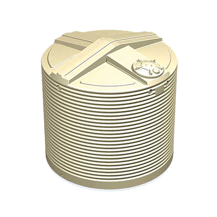 Team Poly 9000L Round Tall Rainwater Tank