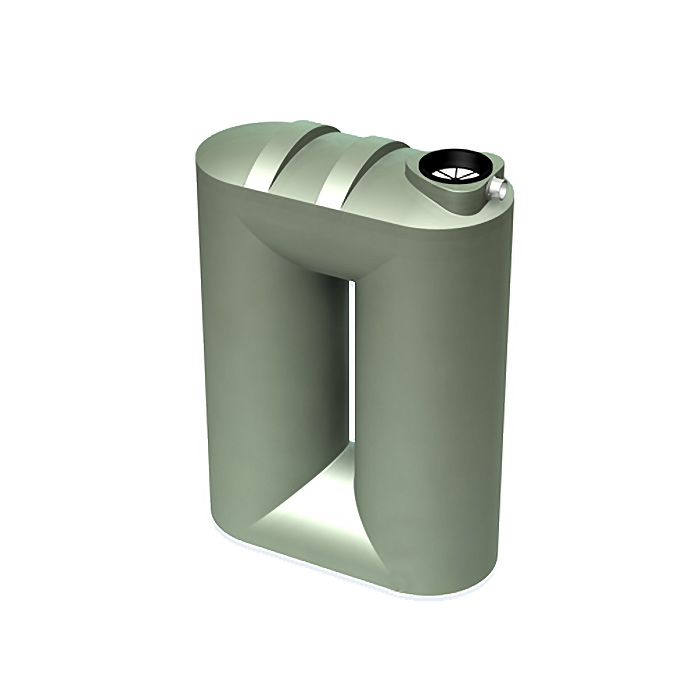 Team Poly 1600 Litre Aqua Spring Slimline Rainwater Tank