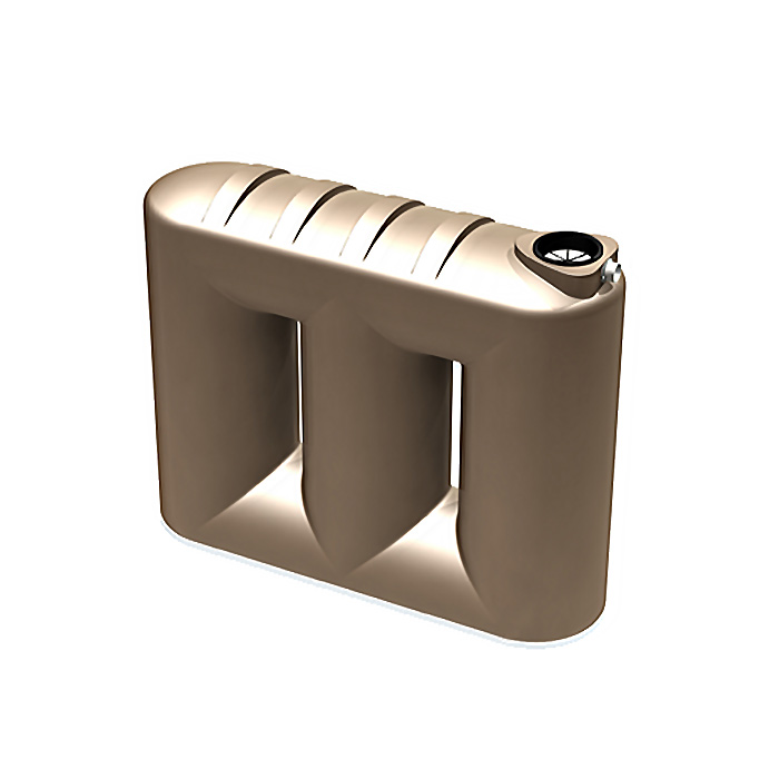 Team Poly 3000 Litre Aqua Spring Slimline Rainwater Tank