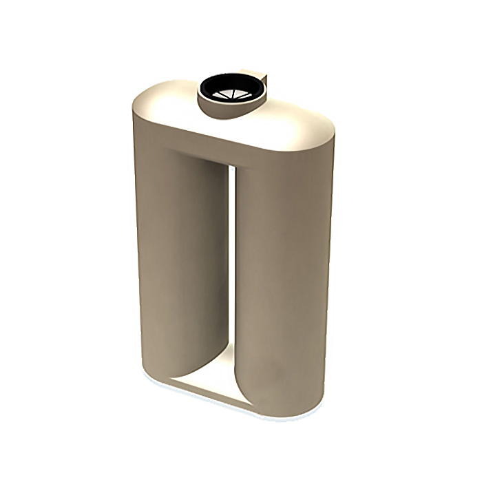Team Poly 650 Litre Aqua Spring Slimline Rainwater Tank