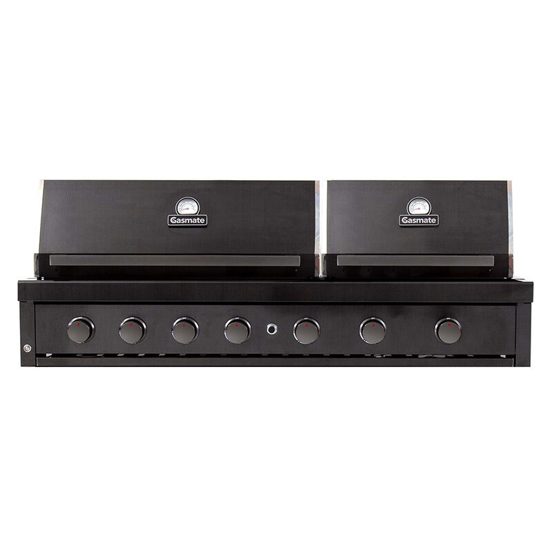 NOVA Graphite 6 Burner Twin Hood Built-In BBQ