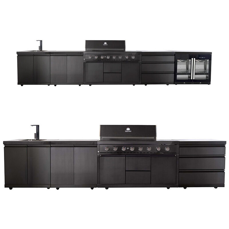 NOVA Graphite 6 Burner BBQ Kitchen Packages