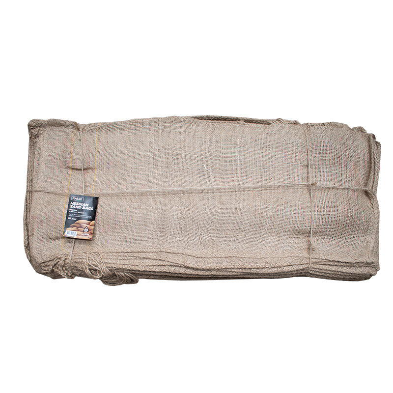 Hessian Sand Bags for flood waters - Bundle of 10 Bags
