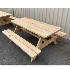 Outside bench and table online